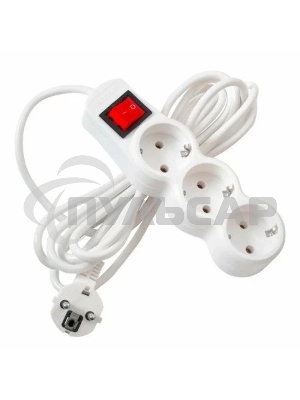 Сетевой фильтр СТАРТ  С/УД-Ф SP 3x5 ZVS белый-- 20,  серия BASIC