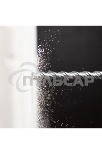 Бур по бетону Denzel двойная спираль, Cobalt W-tip, 18x260 мм, SDS PLUS