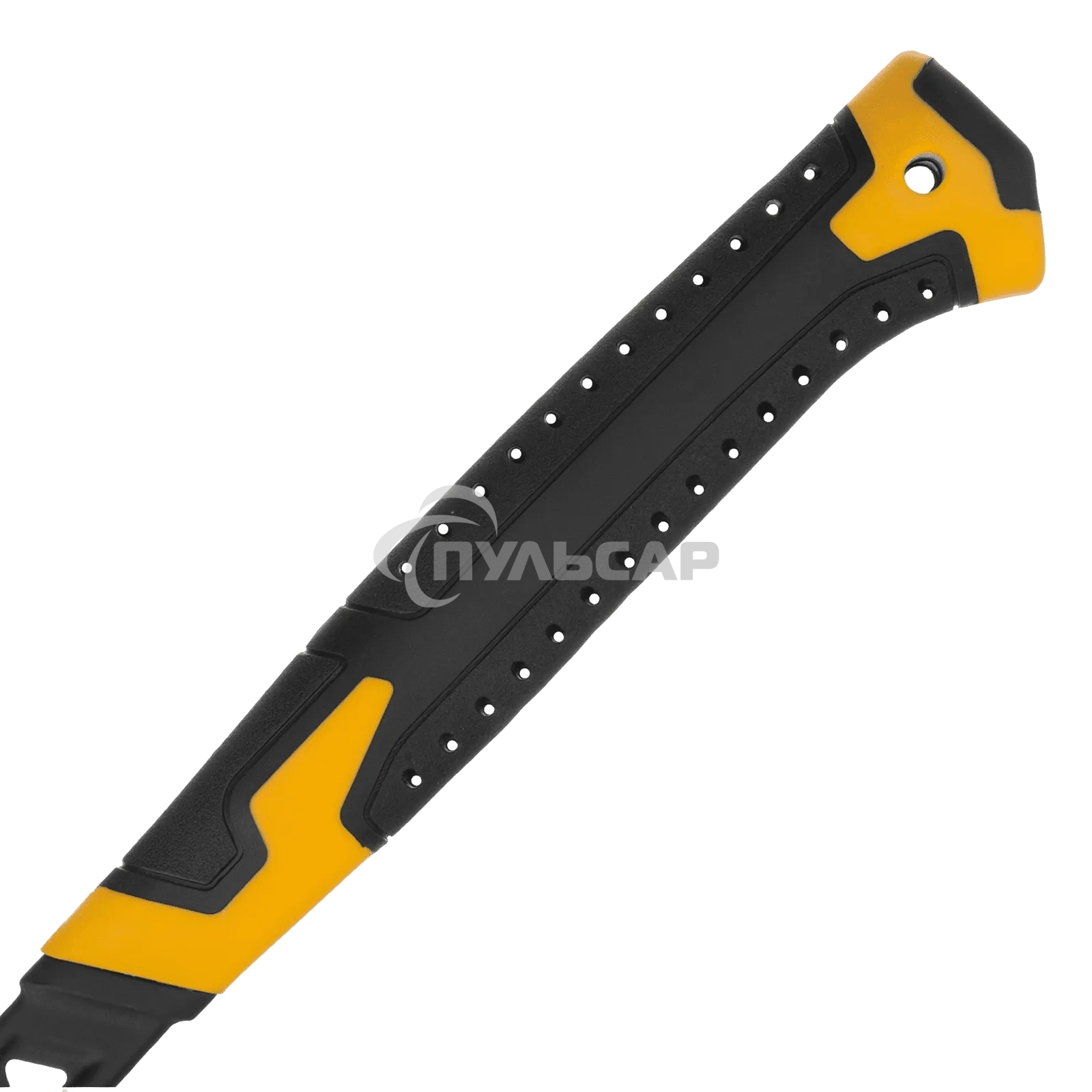 Молоток-гвоздодер Denzel 450 г, цельнокованый, боек с магнитом, двухкомп. обрезин. рук-ка