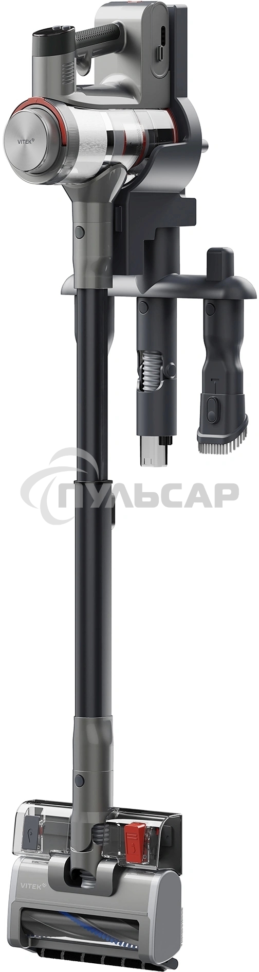 Пылесос Vitek VT-CLSAQUA_RAPID 470Вт серый стальной/серебристый