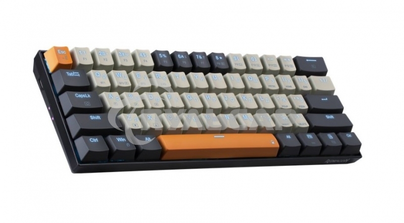 Клавиатура беспроводная Redragon Caraxes Pro, USB, Bluetooth/Радиоканал, черный