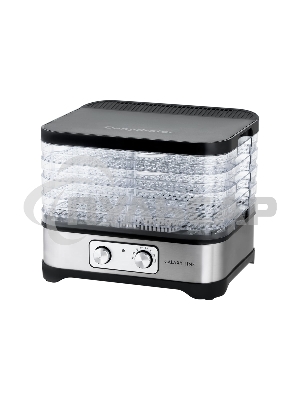 Сушилка для овощей и фруктов Galaxy Line GL 2639, черный с серебристым, с механическим управлением, 500 вт