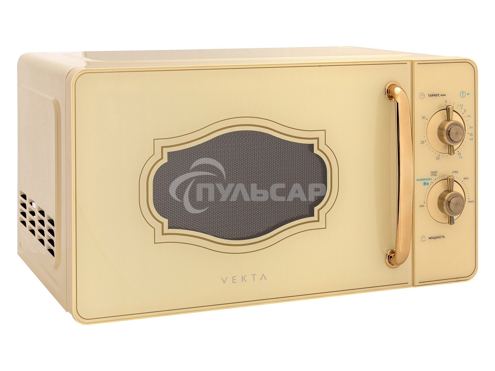 Микроволновая печь VEKTA MS720GRC бежевый 20л 700Вт поворотный механизм