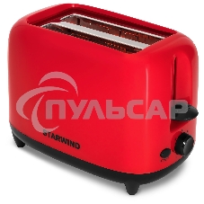 Тостер Starwind ST7003 700Вт красный/черный