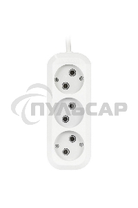 Удлинитель Smartbuy (SBE-10-3-10-N ) 3 гнз х 10 м (10А/2.2кВт, ПВС 2х1.0)