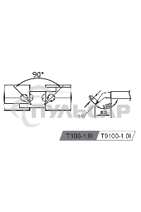 Жало со встроенным нагревателем Atten T100-1.0I