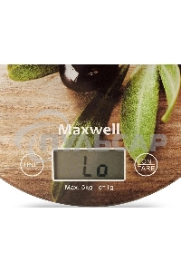 Весы кухонные электронные Maxwell MW-1468(BN) 5 кг, пластик, рисунок