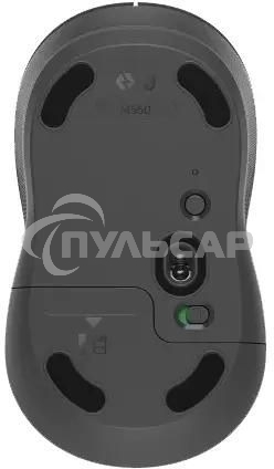 Мышь беспроводная Logitech M550 темно-серый/серый, 4000 dpi, радиоканал, Bluetooth, USB, кнопки - 3