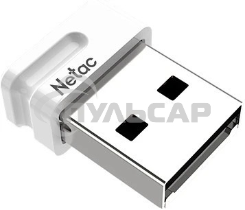 Флешка USB Netac U116 mini NT03U116N-064G-32WH USB 3.2 64 Gb, up to 130Mb/s белый