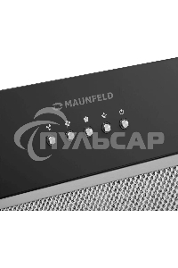 Вытяжка встраиваемая Maunfeld Trapeze 602M черный, 60 см, 1150 куб. м/ч, 54 дБ