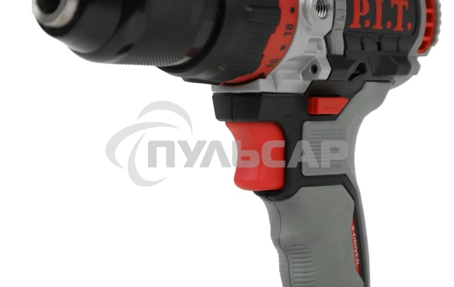 Дрель-шуруповерт P.I.T. PSB20H-13D/3, Аккумуляторная, 20В, Ударная, Кейс