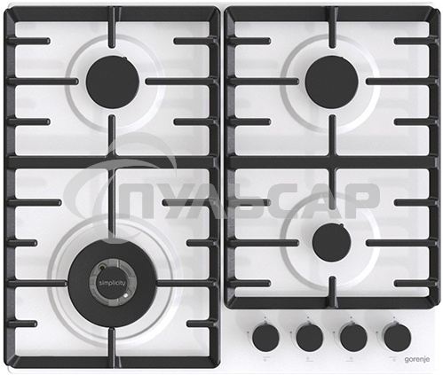 Газовая варочная панель Gorenje GW642SYW белый