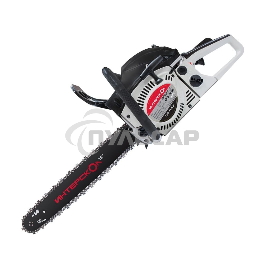 Бензопила Интерскол ПЦБ-18/52Л 2400Вт 3.3л.с. дл.шины:18