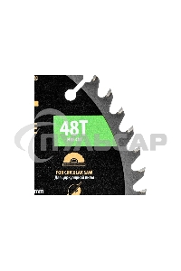 Пильный диск по дереву Denzel ф190 х 30 мм, 48 зубьев 733417