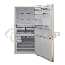 Холодильник Sharp SJ-653GHXJ52R бежевый двухкамерный 400/164 л морозилка снизу, No Frost