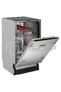 Встраиваемая посудомоечная машина Kuppersberg, High-Tech, 45 см, 10 комплектов, 3 корзины, 7 программ, конденсационная сушка, автоматическое открывание двери, LED подсветка, кнопочное управление, энергоэффективность А+++