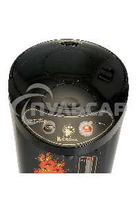 Термопот ВАСИЛИСА ВА-5007 Жостово Объем 4,5 л. Мощность в режиме кипячения 900 Вт. Мощность в режиме поддержания температуры воды 30 Вт. Внутренняя емкость из нержавеющей стали. Вращение корпуса на основании на 360°. Шкала уровня воды. Световые индикаторы