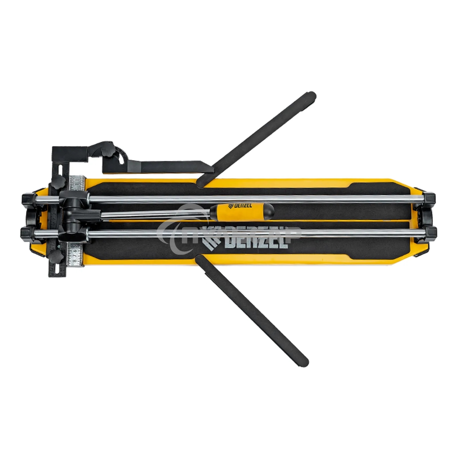 Плиткорез 600х14мм, цельнометал. напр., каретка на подш., стальная станина, рукоятка-пенал Denzel