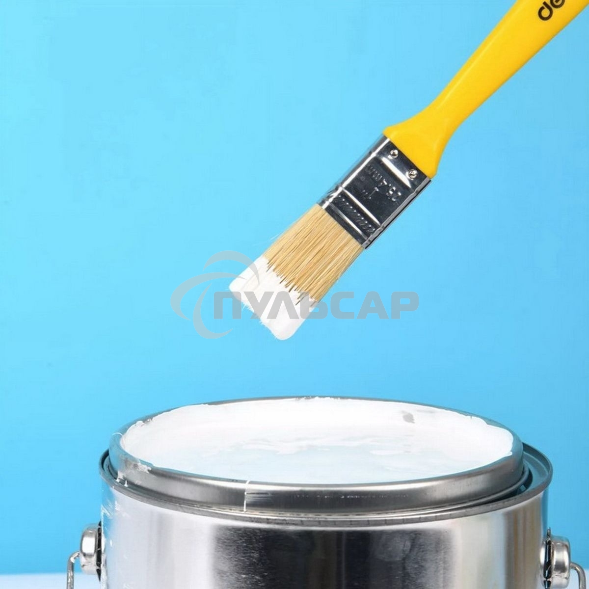 Кисть малярная с пластиковой ручкой Deli DL509111 25мм, натуральная щетина