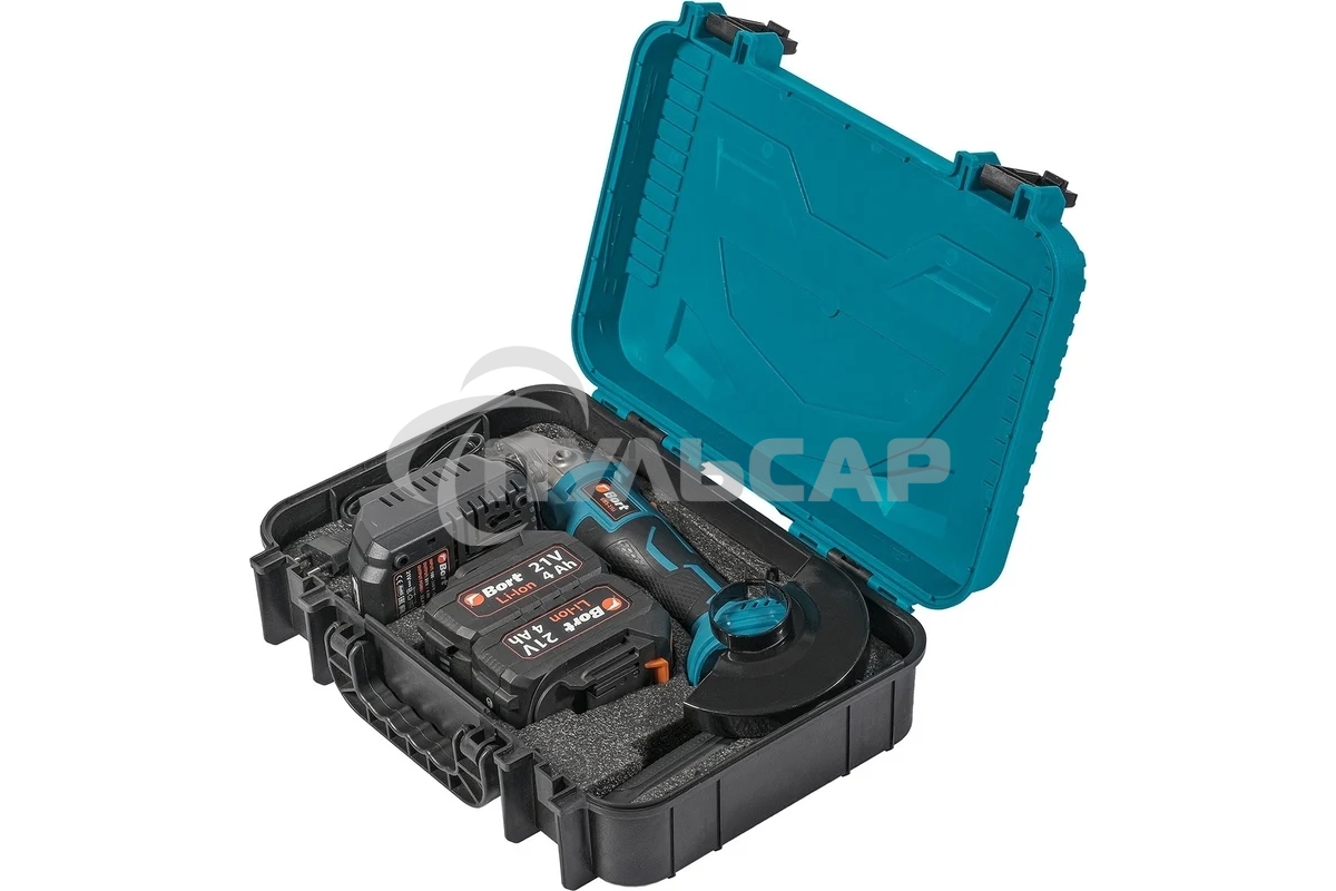 Машина шлифовальная угловая аккумуляторная Bort BWS-21Li