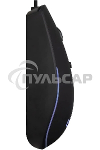 Мышь проводная Oklick 100M черный, 1600 dpi, USB, кнопки - 4