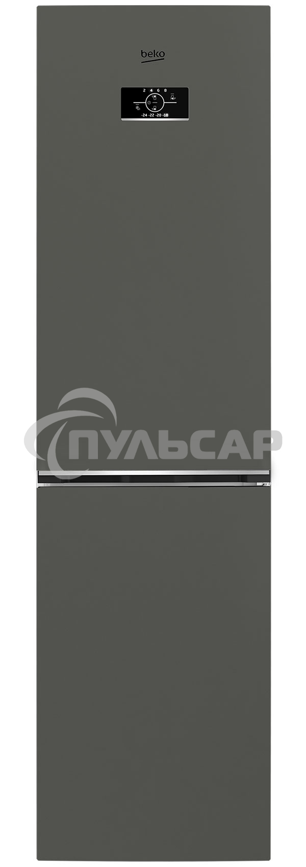 Холодильник Beko B3R0CNK332HG темно-серый двухкамерный 200/100л морозилка снизу, No Frost