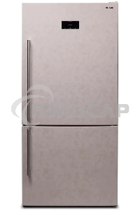 Холодильник Sharp SJ-653GHXJ52R бежевый двухкамерный 400/164 л морозилка снизу, No Frost