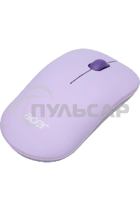 Мышь беспроводная Acer OMR205 фиолетовый, 1200 dpi, радиоканал, USB, кнопки - 3