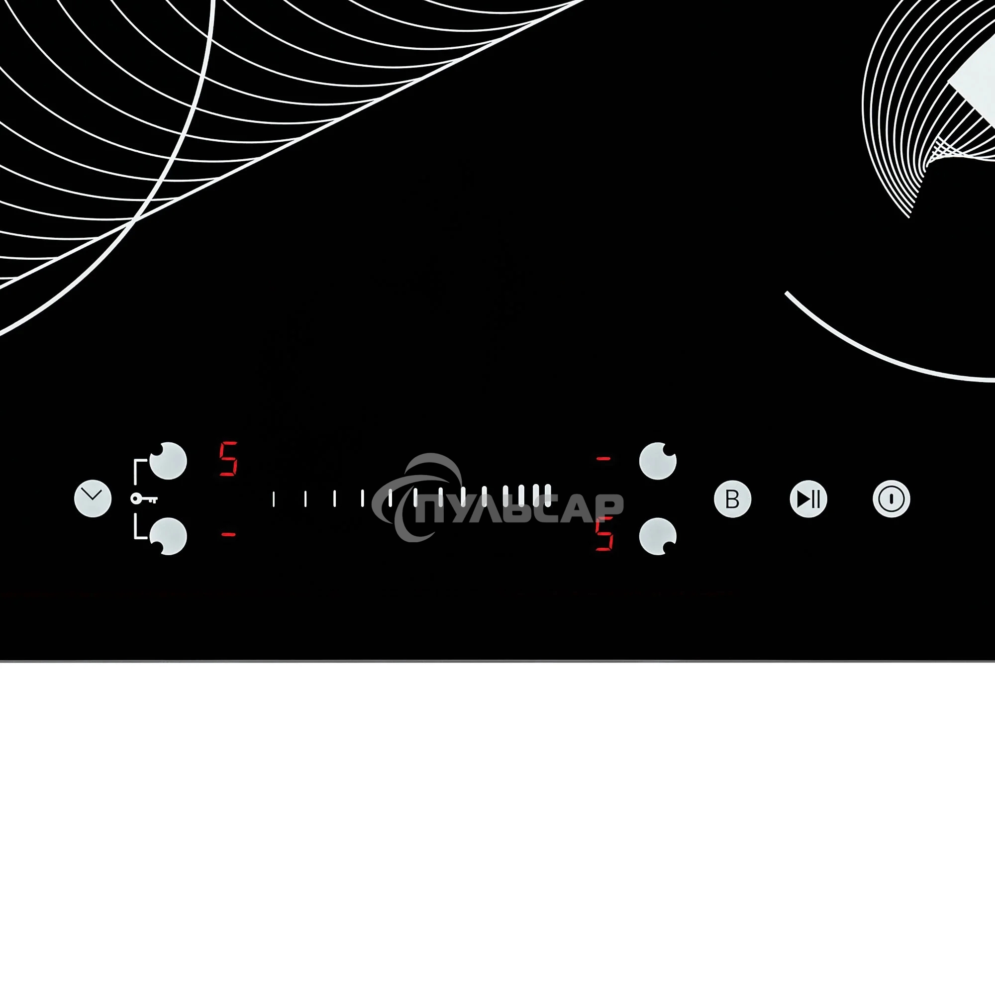 Индукционная варочная панель Krona MERIDIANA 60 BL независимая, черный