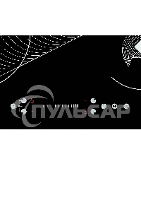 Индукционная варочная панель Krona MERIDIANA 60 BL независимая, черный