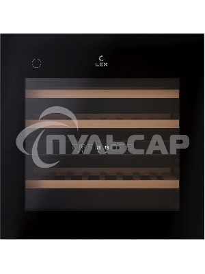 Винный шкаф LEX LWD6036BL dual zone PP 1-нокамерн. черный (CHAT500008)
