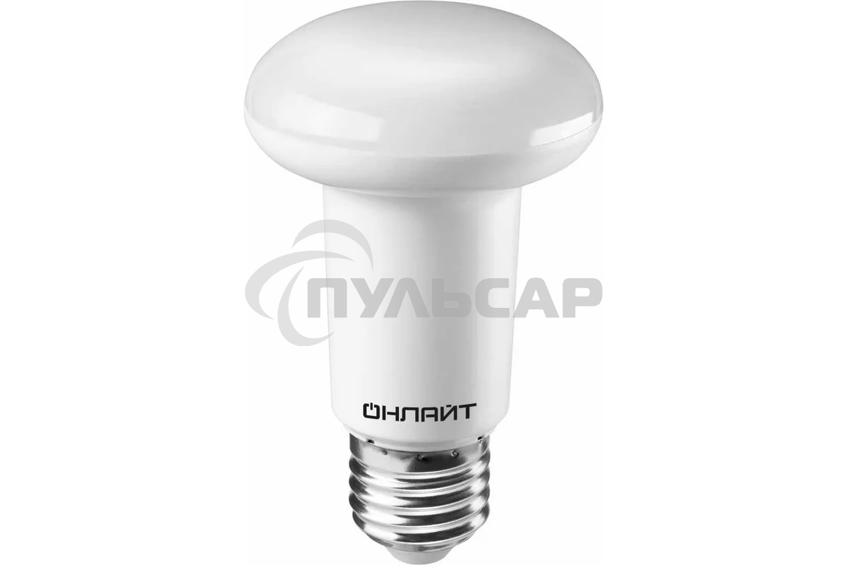 Лампа светодиодная ОНЛАЙТ 61143 OLL-R63-8-230-6.5K-E27