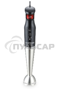 Блендер погружной Starwind SBS3432b 800Вт черный/красный