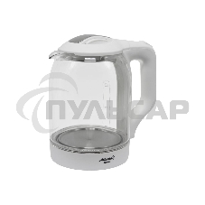 Чайник электрический Atlanta ATH-2466 (белый) стеклянный