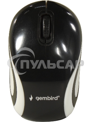 Мышь беспроводная Gembird MUSW-610 черный, 1200 dpi, радиоканал, USB, кнопки - 3
