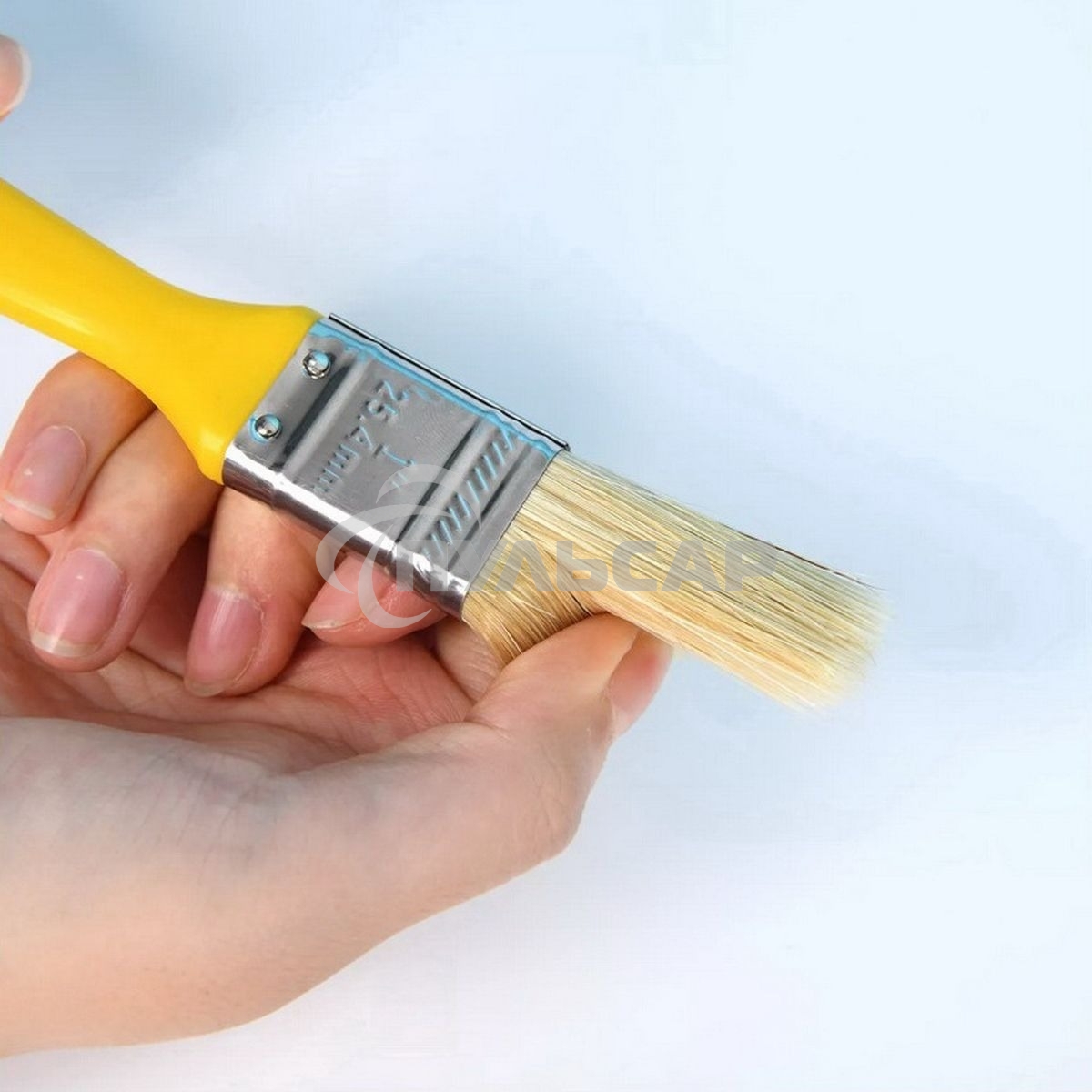 Кисть малярная с пластиковой ручкой Deli DL509111 25мм, натуральная щетина