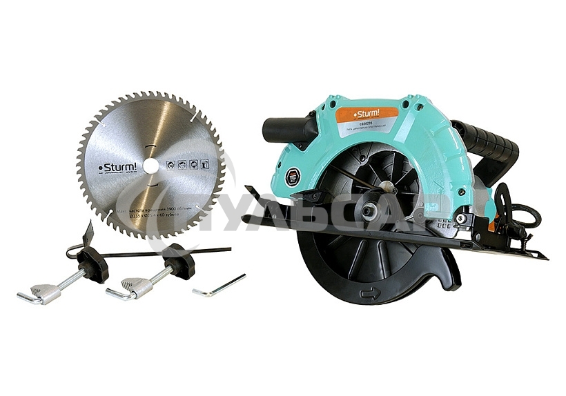 Циркулярная пила (дисковая) Sturm! CS50235 2300Вт (ручная) D диска.:235мм