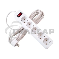 Сетевой фильтр СТАРТ  С/УД-Ф SP 5x1 ZVTS белый-- 20,  серия BASIC