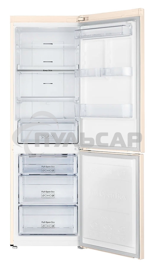 Холодильник Samsung RB33A32N0EL/WT бежевый двухкамерный инвертер 232/118 л морозилка снизу