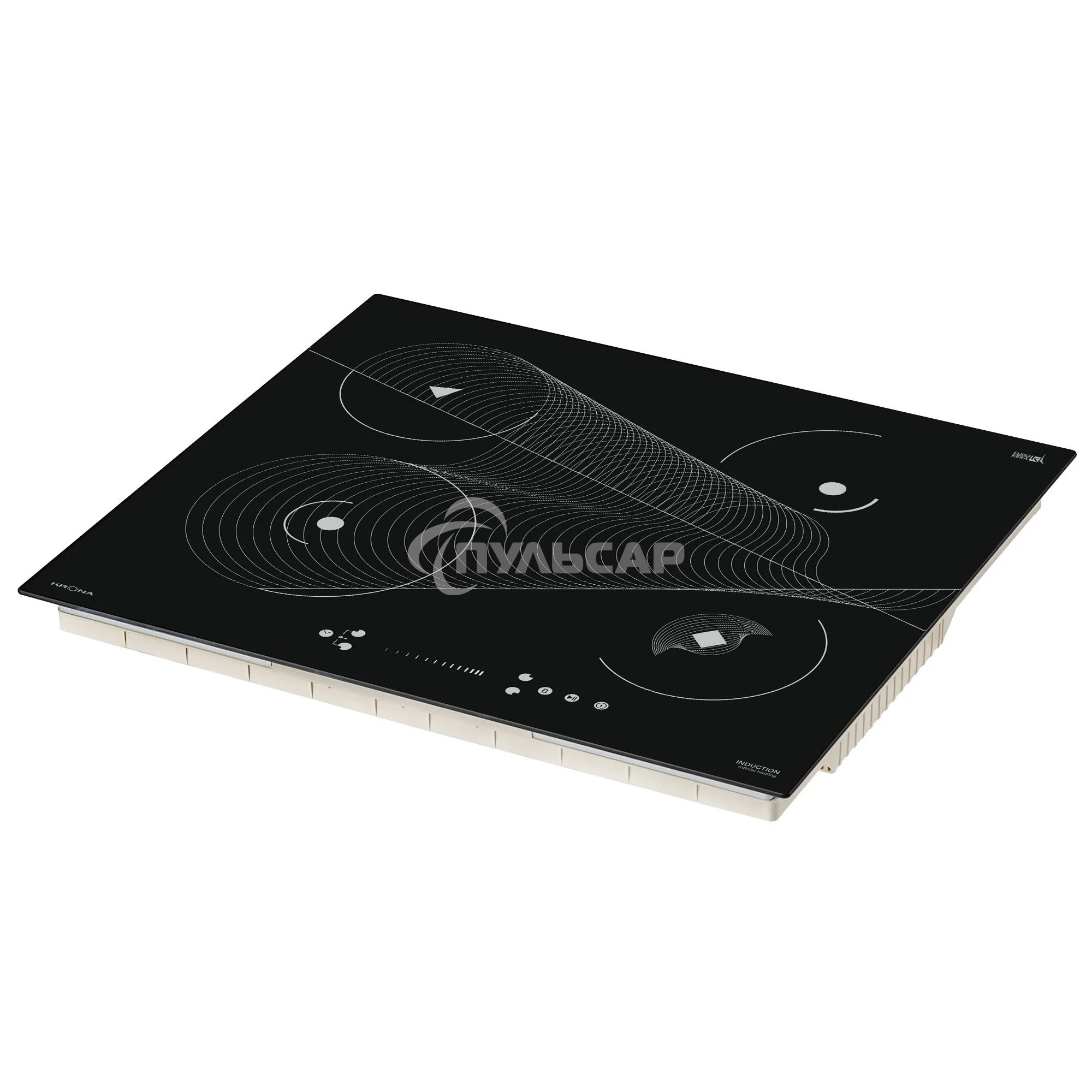 Индукционная варочная панель Krona MERIDIANA 60 BL независимая, черный