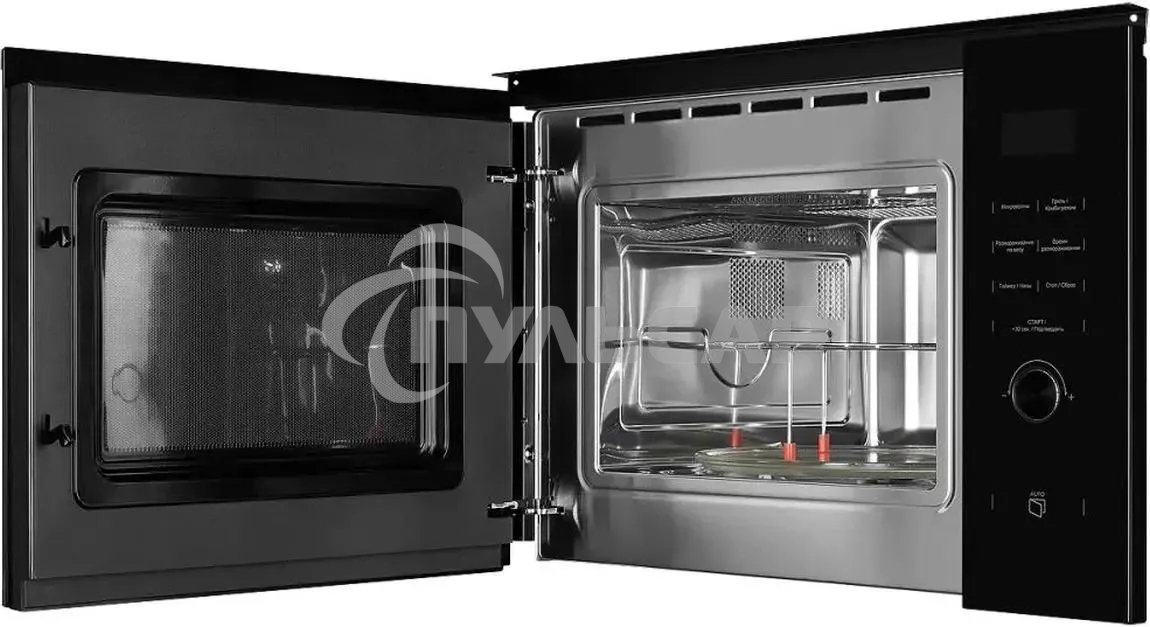 Микроволновая печь встраиваемая Kuppersberg HMW 650 BL встраиваемая, 38х56х55 см, 25л., 900Вт, 8 программ, гриль, черный