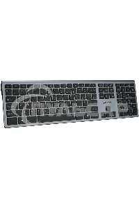 Клавиатура проводная Oklick 890S, USB, серый/черный