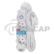 Удлинитель Smartbuy (SBE-16-3-05m-ZS) 3 роз х 5,0 м - белый