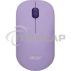 Мышь беспроводная Acer OMR205 фиолетовый, 1200 dpi, радиоканал, USB, кнопки - 3