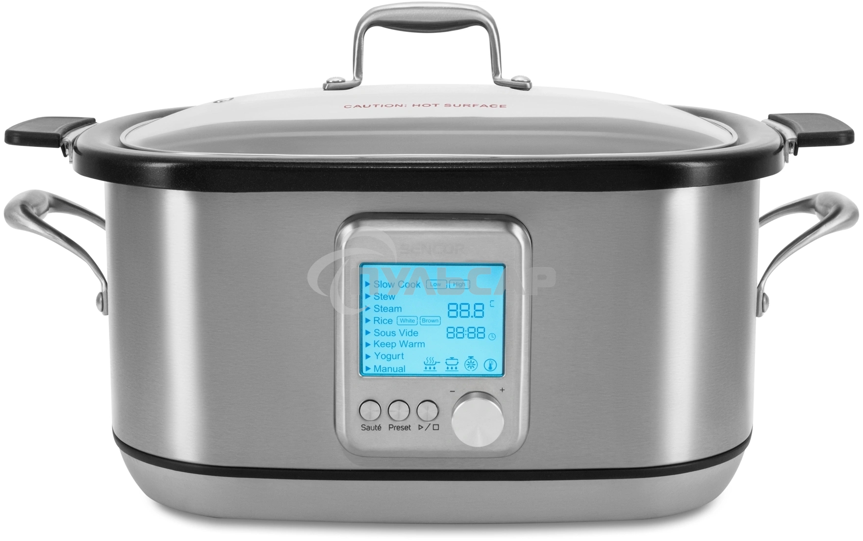 Мультиварка Rondell RDE-MC608 6л 1250Вт серебристый/серый