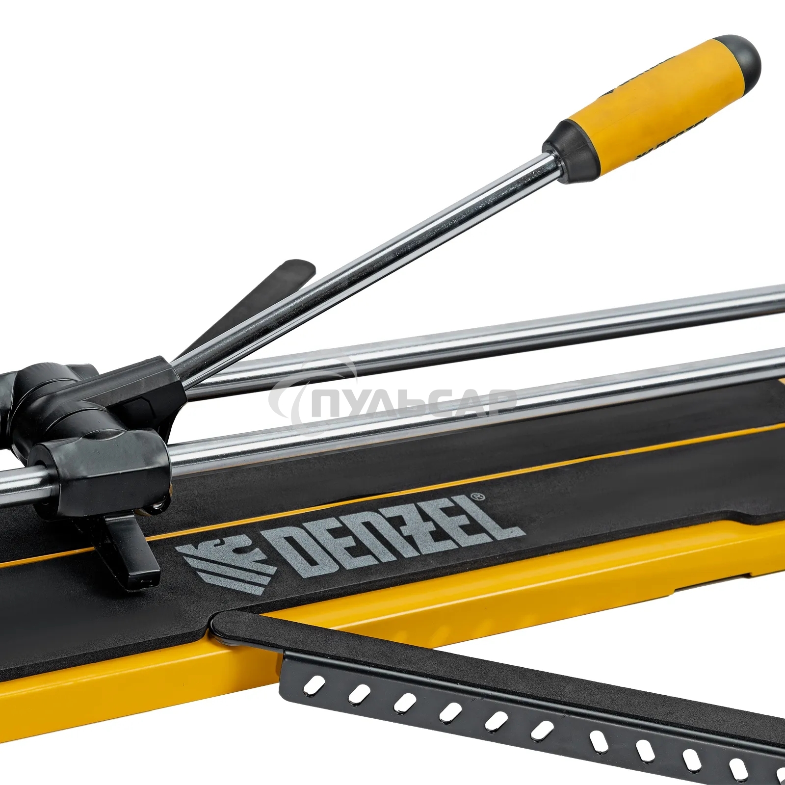 Плиткорез 600х14мм, цельнометал. напр., каретка на подш., стальная станина, рукоятка-пенал Denzel