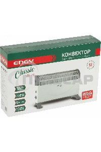 Конвектор Engy EN-1500A Classic белый, 1500 Вт, 20 м2, термостат