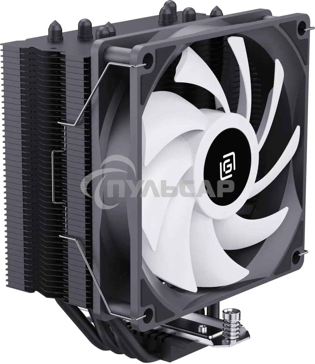 Устройство охлаждения(кулер) Oklick OG-CPC180FRGB-PWM1 черный 120мм алюминий+медь 1500rpm 20db 4-pin 180W 150мм