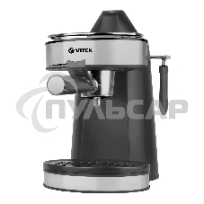 Кофеварка рожковая Vitek VT-1524 серый, исп. кофе - молотый, 0.24 л, 750 Вт, 5 бар Кофеварка рожковая Vitek VT-1524 серый, исп. кофе - молотый, 0.24 л, 750 Вт, 5 бар