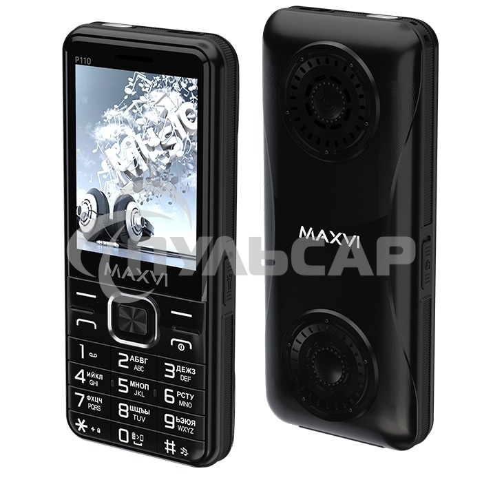 Мобильный телефон Maxvi Р110 черный